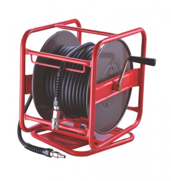 Druckluft-Schlauchtrommel 30 m, PVC-Hybrid