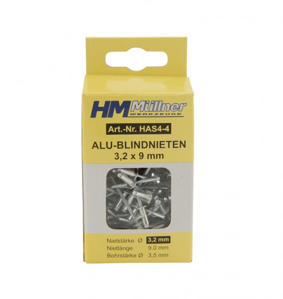 Aluminium-Blindnieten