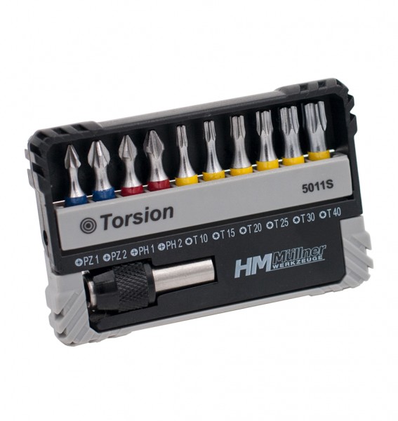 PZ/PH/TX Torsion-Bit-Box, 11-tlg.