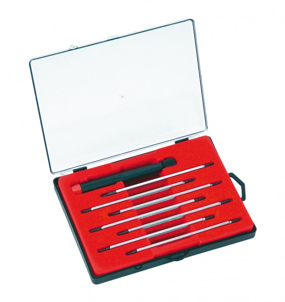 PH-/FL-/TX-Präzisions-Wechselklingen-Schraubendrehersatz, 8-tlg.