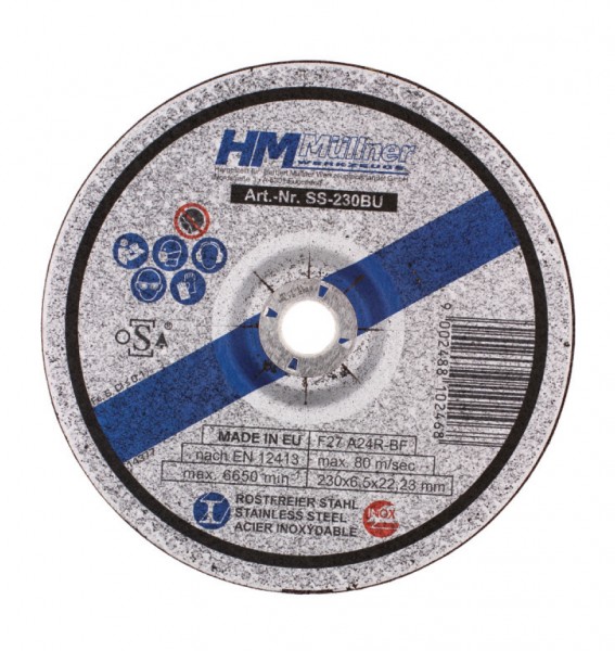 Schruppscheibe 230 mm, für rostfreien Stahl