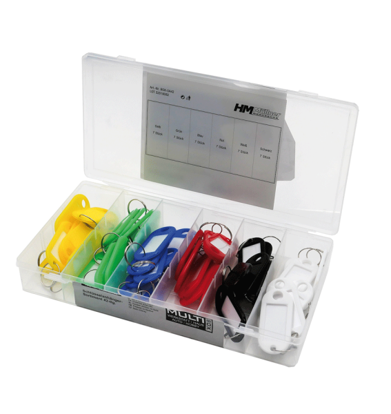 Schlüsselanhänger-Sortiment 42-tlg.