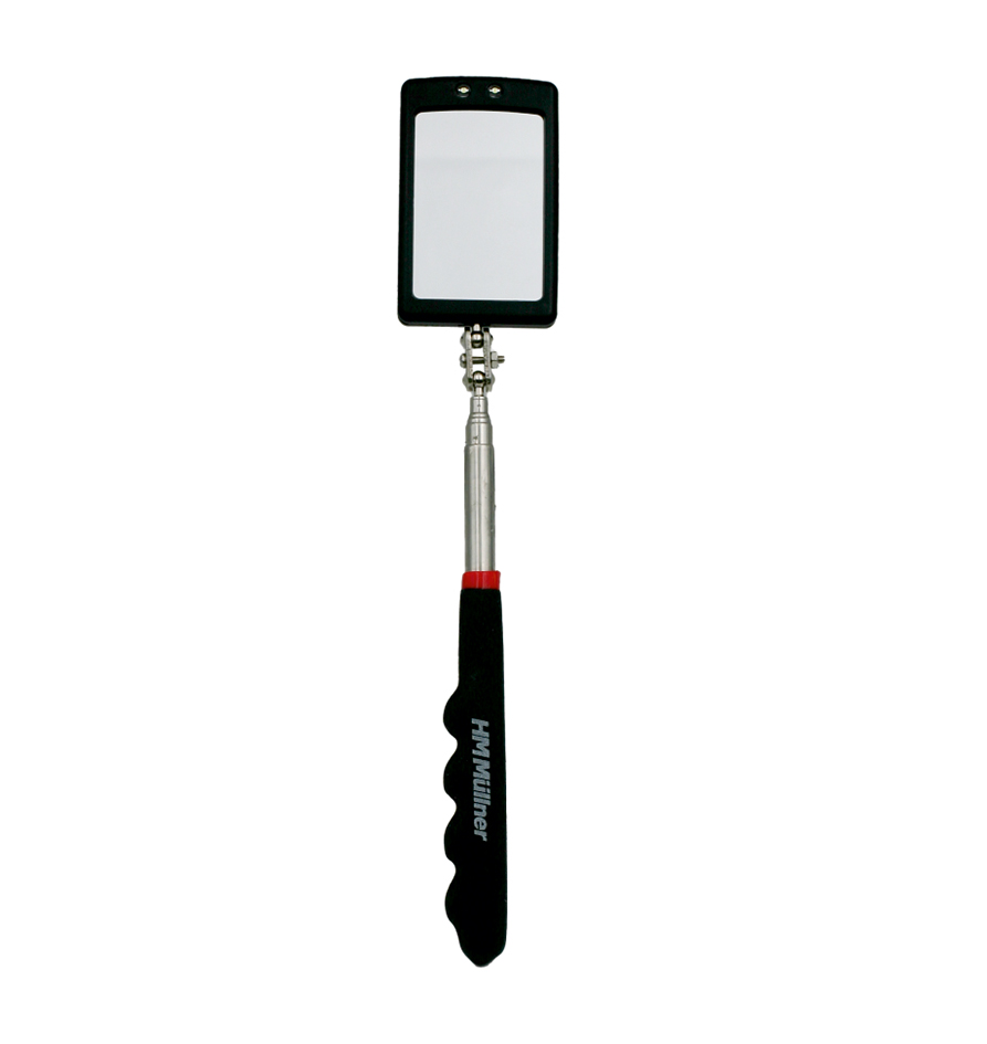 US Pro Teleskop-Inspektionsspiegel, Ausziehbar 18-60 Cm – Mit Gummigriff Für Autos & Enge Räume