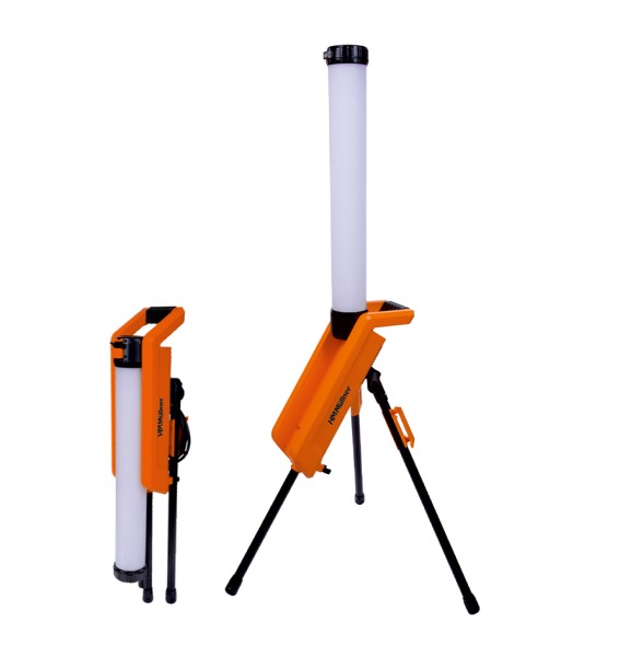 360° LED Arbeitsleuchte 7000 lm, mit Steckdose