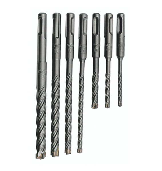 SDS-plus Hammerbohrersatz 7-tlg., 5--12 mm