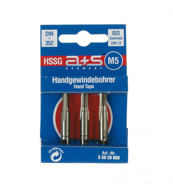 HSS-G Handgewindebohrersatz, DIN 352