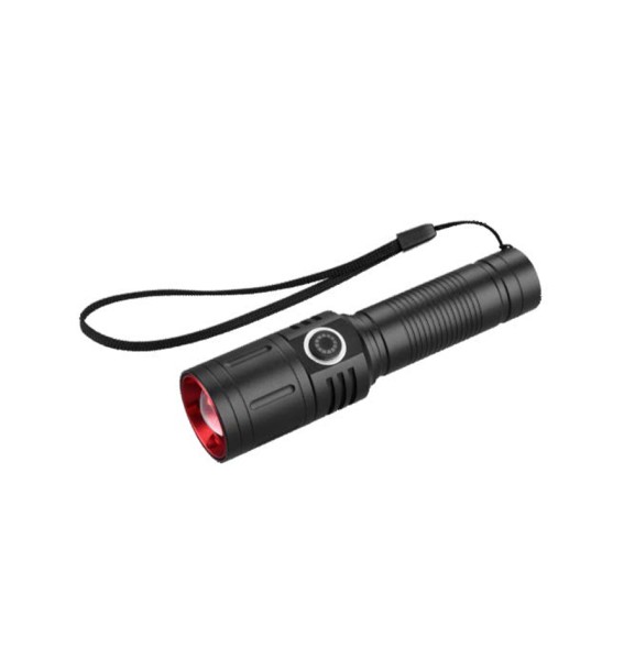 LED Taschenlampe mit Li-Ionen Akku, 123 mm